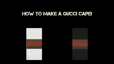 gucci cape designs minecraft